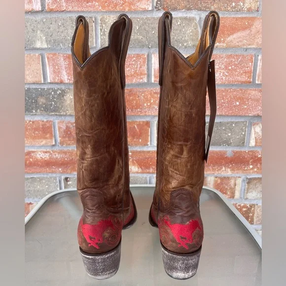 SMU Mustangs Gameday Cowboy Boots - Picture 8 of 9